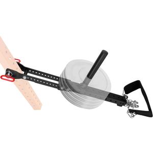 Belt Squat Attachment, 1100 lbs Weight Capacity, Fit All Racks-Universal Belt Squat System, Adjustable Length, No Assembly Required - Best Choice for Squat, Belt Included