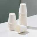 TashiBox 3 oz white paper bath cups, 200 count