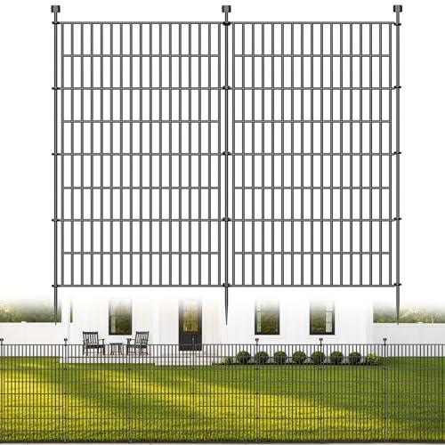 No Dig Garden Fence Outdoor for Yard, 48in (H) x 23.6ft(L)