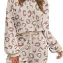 Ekouaer Knit Pajamas Set for Women Lounge Wear Sets Long Sleeve Sweatsuit Matching 2 Piece Outfits Casual Sweater,  S