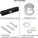 Aluminum Valve Spring Compressor Tool Removal Compatible with Mitsubishi Eclipse/Talon/Evo 8/9 4G63 Engine Black