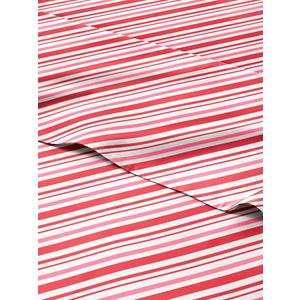 Queen Candy Cane Stripe Sheet Set - Holiday Xmas Pattern Bedding Set - Deep Pockets - Snug Fit - 4PC - Wrinkle Free & Easy Care - Comfy Festive Winter - Holiday Sheets for Women, Men, Kids & Teens