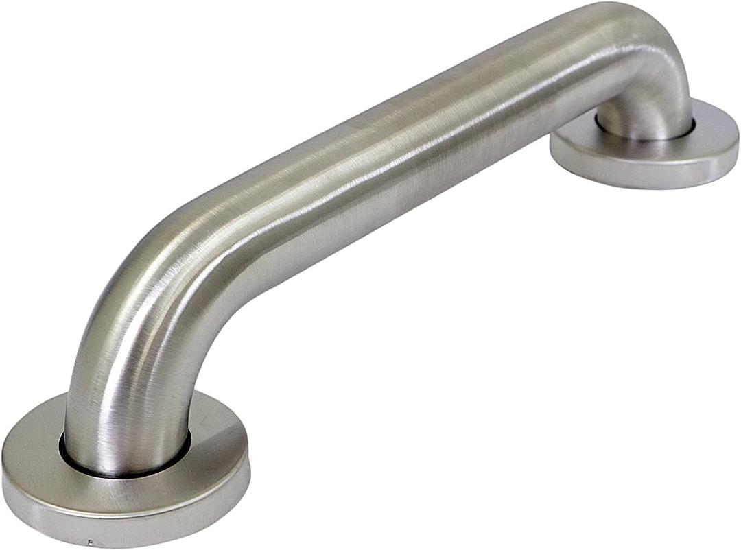 Grab Bar for Bathtubs and Showers, Shower Grab Bars for Seniors and Elderly, Safety Bar for Bathroom 12" x 1.5" ADA Compliant Grab Bar, Heavy Duty Stainless Steel Shower Handle Wall Mount
