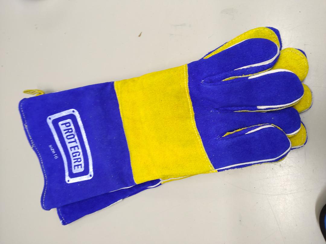 Welding Gloves 16” – 932°F Heat Resistant Leather Gloves with Kevlar – Heavy Duty BBQ & Cooking Gloves for Grill, Oven, Stove, Fireplace, Welding, Forge, MIG, TIG & High Heat Protection