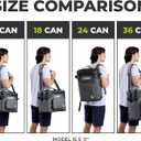 CORE Magnetic Leak Proof Soft Cooler with Waterproof Zipper | Insulated Bag Portable Ice Chest Box | Best Soft Cooler for Food & Beverages for Tailgating, Car Camping, Travel, and Family Beach Picnics, 36 Can