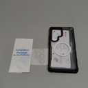 CENHUFO Magnetic Privacy for Samsung Galaxy S24 Ultra Case, Full Body Phone Case with Built-in Privacy Screen Protector and Camera Lens Cover, Anti Peep Shockproof Protective Clear Bumper - Black