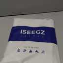 ISEEGZ 30" Men's Linen Pants Casual Dress Pants Drawstring Lightweight Business Trousers with 4 Pockets Beach Summer XL