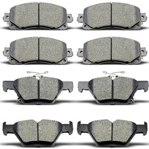 D2045 D1808 Front Rear Ceramic Brake Pads Set Fit For 2019-2022 Subaru Forester, For 2020-2022 Subaru Crosstrek Legacy Outback