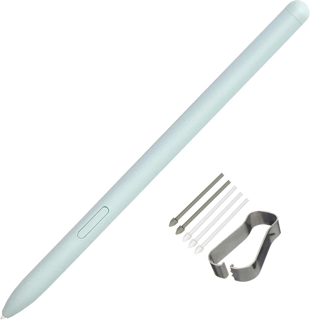 Galaxy Tablet S9 FE S Pen for Samsung Galaxy Tab S9 FE S9 FE Plus Stylus Pen Replacement + 5 Tips for Samsung Galaxy Tab S9 FE S9 S9 Plus S9 Ultra Stylus S Pen (Mint)