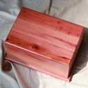 Cedar Wooden Urn for Human Ashes, Cremation Urns for Ashes Male and Female, Handcrafted Solid Wood Urn for Adult Up to 200lbs