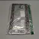 2Pcs Woodland Fern Moth Dragonfly Mushroom Amanita License Plate Frames Cover Holders Stainless Steel Kawaii Goth Black License Plate Cover with Screw Caps Cover Set - 2-Hole