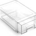 BINO | Stackable Storage Drawers, Small - Clear | THE CRATE COLLECTION | Storage Bins With Drawers | Bathroom Organizers | Under Sink Organizer | Vanity Cabinet Home Organization