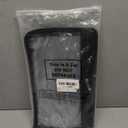 Outus 8 Pcs Clear Zipper Pouches Pencil Pouches PVC Makeup Pouch Envelopes Folder Storage Multi Purpose Pouch Document File Organization Bags, Office Supplies (Black Edging,11.5 x 7 Inches)