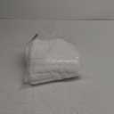 Double-Sided Faux Fur Plush Throw Pillow Covers 24x24 Set of 2 Fuzzy Striped Soft Cozy Pillowcase Luxury Decorative Pillows Square Shaggy Cushion Covers for Couch Sofa Bed,Cream White