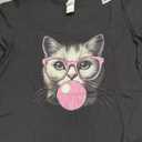 Cute Cat Shirt for Women Funny Cat Lovers T-Shirt, M