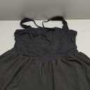 QINSEN Women's Square Neck Sleeveless Romper Jumpsuit Casual Summer One Piece Outfit with Pocket, Large Size