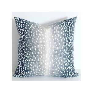 AnnabelBleu Decorative Pillow Cases 2 Pack 20 Inch Blue
