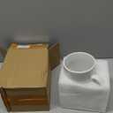 Smilatte 28 OZ Extra Large Ceramic Coffee Mug, M018 Classic Porcelain Boss Super Big Tea Cup with Handle for Office and Home, White