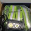 500LM High-Visibility Running Lights for Runners, Adjustable 45 Beam & 360 Reflective Vest, IPX4 Waterproof Running Vest Light for Night Walking/Cycling/Jogging, 3.5-20Hrs Runtime