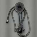 LED Shower Head with Handheld, Color Changing, Shower Head High Pressure with Water Temperature Display, Water Saving Spray Showerheads with 59" Hose and Shower Bracket for Low Water Pressure, Chrome