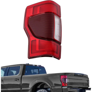 GXYWADY Brake Light Replacement for 2020 2021 2022 F250 Tail Light Left Side LC3Z13405E