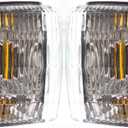 KarParts360 For Dodge Ram 1500/2500/3500 Parking Signal Light Unit 1994 95 96 97 1998 Driver and Passenger Side Pair For CH2520119 | 55054773AD