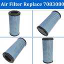 7083080 Air Filter for 2024-2025 Polaris XPEDITION XP XP 5 ADV ADV 5 NorthStar 2024 Polaris XPEDITION XP XP 5 ADV ADV 5 Ultimate (1 Pack)