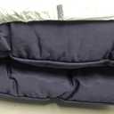 downluxe Outdoor Bench Cushion for Patio Furniture, Water Resistant Tufted Overstuffed Porch Swing Cushions, Thick Outdoor Loveseat Cushions, 48" X 18" X 5", Navy, Set of 1