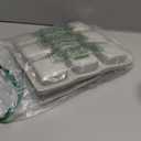 Hedume 4 Pack Silicone Soap Molds, 9 Cavities Square Soap Mold DIY Handmade Silicone Mold for Soap Making, Pudding, Muffin, Loaf, Brownie, Cornbread