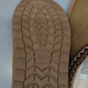 DREAM PAIRS Women's Fuzzy Cozy Slippers Genuine Suede Indoor Outdoor Fluffy Home Comfy Winter Slip On Cute Warm Memory Foam Furry Shoes FuzzyEasy