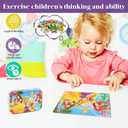 MZZOTOY Princess Puzzles for Kids Ages 4-8, 60 Pieces for Kids Ages 3-5 Princess Puzzle for Girls and Boys Toys Jigsaw Puzzles in a Metal Box Educational Puzzles (Princess)