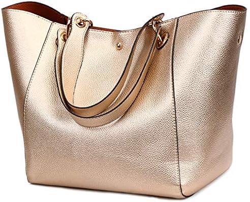 Pahajim Tote Handbags for Women Large Capacity Work PU Leather Bucket Purse Designer Satchel Hobo Shoulder Bags Rose Gold Pahajim Tote Handbags for Women Large Capacity Work PU Leather Bucket Purse Designer Satchel Hobo Shoulder Bags Rose Gold