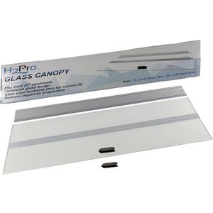 H2Pro Glass Canopy Aquarium Lid for Fresh & Saltwater Fish Tanks (20GT for Aqueon & Marineland 10 Gallon Aquariums)