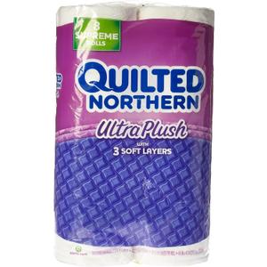 Quilted Northern Ultra Plush Supreme Toilet Paper, 8 Count (Pack of 3)