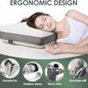 Memory Foam Medium Firm - Gel Foam Pillows for Sleeping Standard Size - Orthopedic Bed Pillows for Neck Pain - Stomach and Back Sleepers