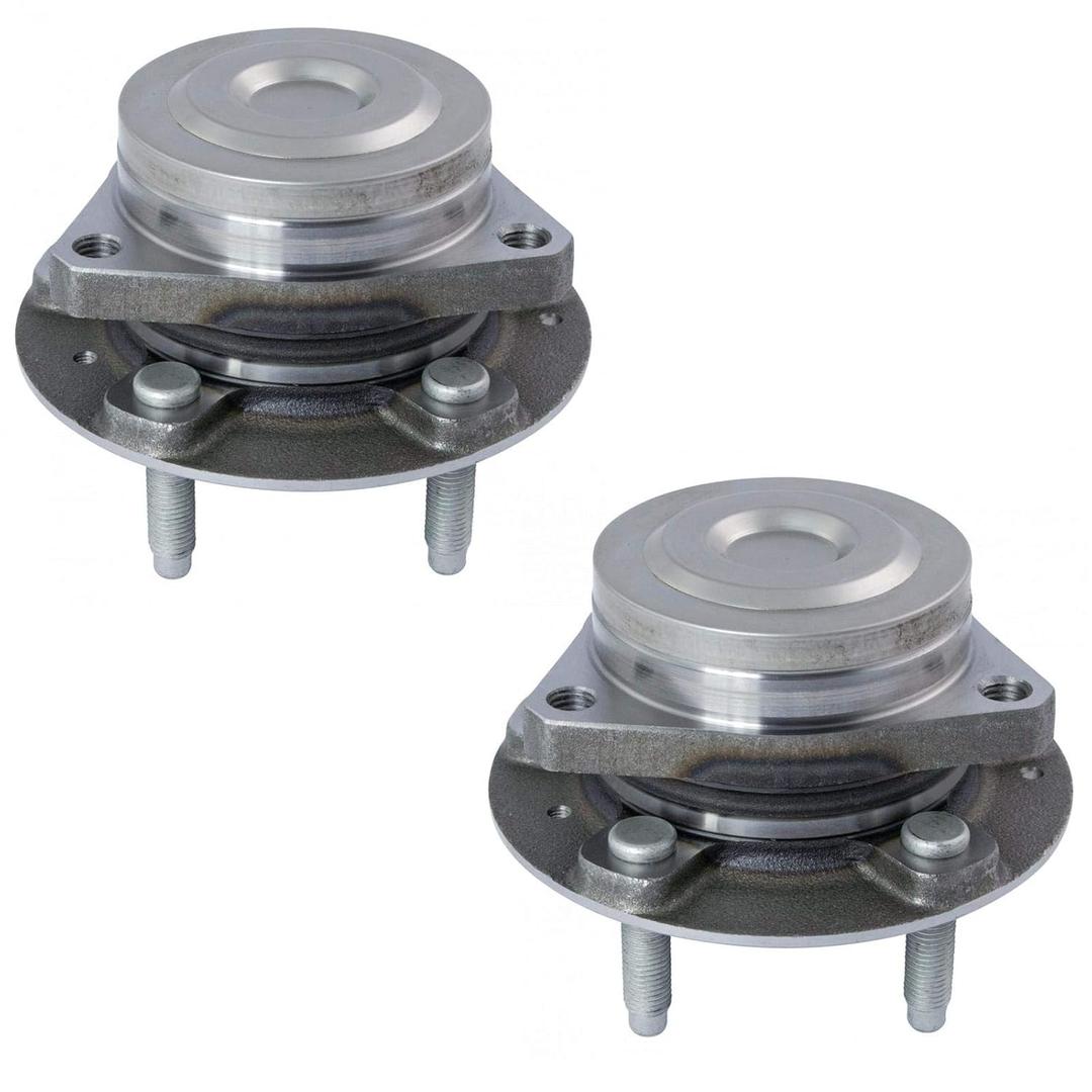 TRQ 2 Piece Rear Wheel Bearing & Hub Assembly Set with ABS Sensor Compatible with 2017-2018 Buick Envision 2017-2019 Lacrosse 2018-2020 Regal Sportback 2020-2022 Cadillac CT4 2016-2023 Chevrolet Mali