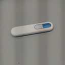 UV Toothbrush Sanitizer and Holder, Portable Travel Case and Cover, Toothbrush Cleaner Powered by AA Battery or USB-C, Fits Most Brushes (White-Blue)