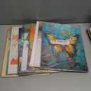 10 x Butterfly Poster Art Print, Animal Painting Wall Art Abstract Artwork, Colorful Wildlife Prints Decor for Bedroom Bathroom Living Room 62 (Butterfly, 8 x 10 inches, Unframed)