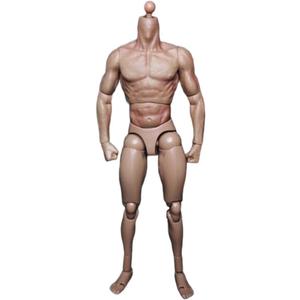 12'' Muscular Body,Male Flexible Action Figure Body Doll for 1:6 Scale Head Sculpt Carved