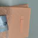 Stero Fabric Storage Bins 6 Pack Fun Colored Durable Storage Cubes with Handles Foldable Cube Baskets for Home, Kids Room, Closet and Toys Organization Peachpuff