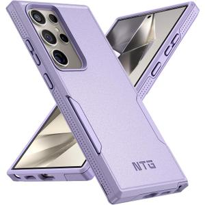 NTG for Samsung Galaxy S24 Ultra Case, [2 Layer Structure Protection] [Military Grade Anti-Drop] Lightweight Shockproof Protective Phone Case for Galaxy S24 Ultra 5G 6.8 inch 2024-Clove Purple