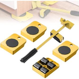 Furniture Movers with Wheels,Furniture Dolly with 4 Wheels,330Lbs Capacity Furniture Lifters,360° Rotation Furniture Lift Mover Tool Set for Heavy Furniture,Refrigerator,Sofa,Cabinet