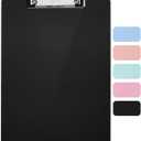 Mr. Pen- Plastic Clipboard, Letter Size, Black, Clipboard Plastic, Low-Profile Metal Clip with Retractable Hanging Hole