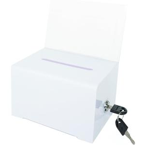 SHUMEI The suggestion box with a locked donation box is very suitable for donation, voting, bars, associations, and school voting