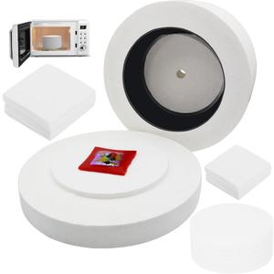 Alolti Microwave Kiln for Clay Pottery with 50 Pcs Kiln Paper, 7.7Microwave Glass Kiln for Glass Fusing DIY, Mini Small Kiln Kits Jewelry Tools for Beginners at Home