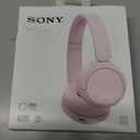 Sony WH-CH520 Wireless Headphones Bluetooth On-Ear Headset with Microphone and up to 50 Hours Battery Life with Quick Charging, Pink
