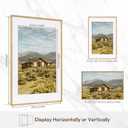 20x30 Picture Frame with HD Tempered Glass, USA-Sourced Oak Wood Photo Frame Matted to 16x24, Rounded Corner 20 x 30 Wooden Frames, Vertical or Horizontal Wall Display Poster & Art Prints
