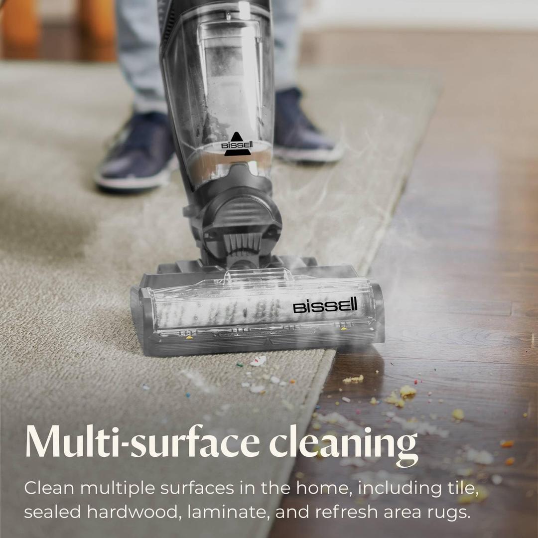 BISSELL CrossWave HydroSteam Wet Dry Vac, Multi-Purpose Vacuum, Wash, and Steam