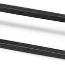goldenwarm Cabinet Pulls (10 Pack) - 5in Black Zinc Alloy Kitchen Handles, Bathroom Cabinet Pulls for Cabinets, Cupboard, Closet - Sturdy, Easy to Install, Rust Resistant