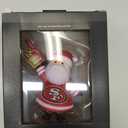 Hallmark NFL San Francisco 49ers Santa Fan Christmas Ornament, Gifts for Sports Fans 
